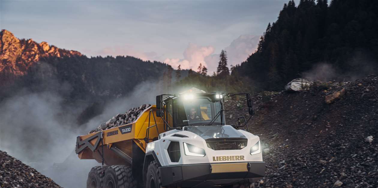 Liebherr lança novo caminhão articulado - Construção Latino Americana