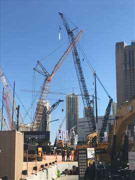 Cranes at ConExpo 2023