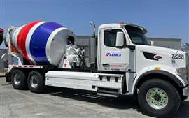 Natural gas powered Cemex truck (Image: Cemex)