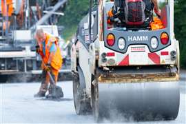 Strabag ClAir Asphalt road works (Image: Strabag)