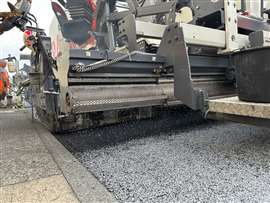 ClAir Asphalt application in Germany (Image: Strabag)