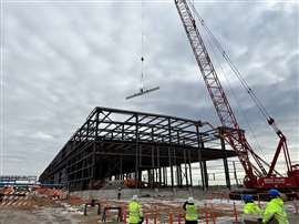 Construction of Apex 1 in Kentucky (Image courtesy Ascend Elements)