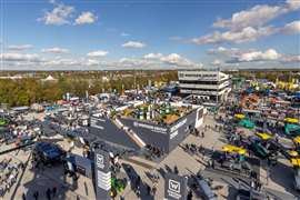 Wirtgen's exhibition area at Bauma 2022