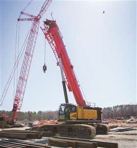 Sany’s SCA1600TB crawler crane