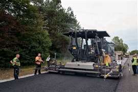 Strabag trials fully autonomous asphalt paving